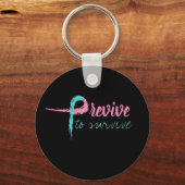 Überleben Schlüsselanhänger (Vorderseite)