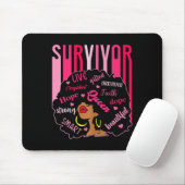 Überleben Schwarze Frauen Brustkrebs Bewusstsein S Mousepad (Mit Mouse)