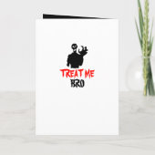 Überleben Sie das nächtliche Halloween individuell Einladung (Rückseite)