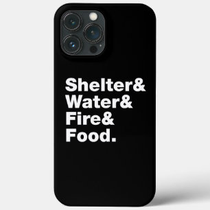 Überleben (Unterkunft & Wasser & Feuer & Nahrung) Case-Mate iPhone Hülle
