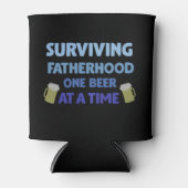 Überleben von einem Bier nach dem anderen Tasse Dosenkühler (Vorderseite)