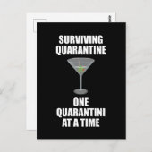 Überleben von Quarantäne und Quarantäne Postkarte (Vorne/Hinten)