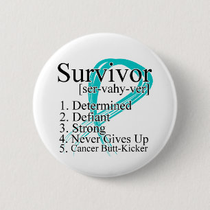 Überlebend-Definition - gynäkologischer Krebs Button