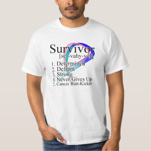 Überlebend-Definition - Schilddrüsenkrebs T-Shirt