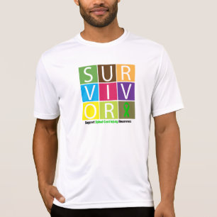 * Überlebend-Fliesen-Rückenmark-Verletzung T-Shirt