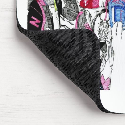 Überlebend-Gruß Mousepad (Ecke)