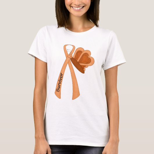 Überlebend-Orangen-Bewusstsein T-Shirt (Vorderseite)