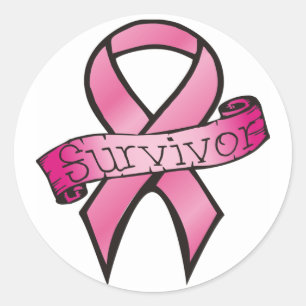 Überlebend-Tätowierungs-Aufkleber Runder Aufkleber
