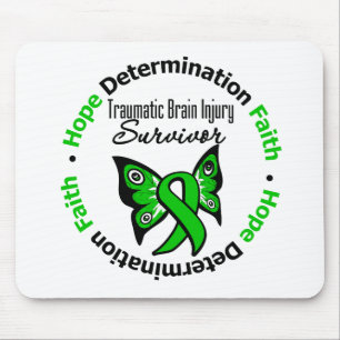 Überlebend-traumatische Hirnverletzung v2 Mousepad