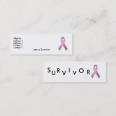 Überlebend-Visitenkarte Mini Visitenkarte (Vorne/Hinten)