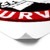 Überlebende 14 Knochenkrebs Poster (Ecke)