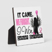 Überlebende 22 Brustkrebs Fotoplatte (Vorderseite)