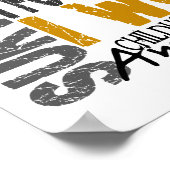 Überlebende 4 Krebserkrankungen bei Kindern Poster (Ecke)