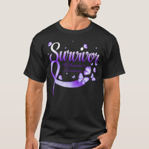 Überlebende Alzheimer's Awareness Butterfly T-Shirt