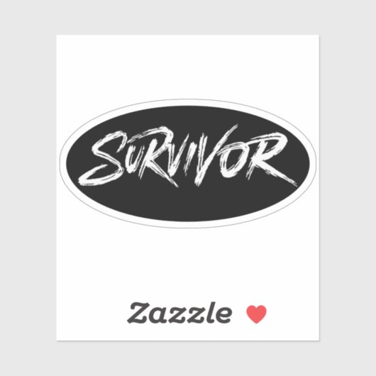 Überlebende Aufkleber (Blatt)