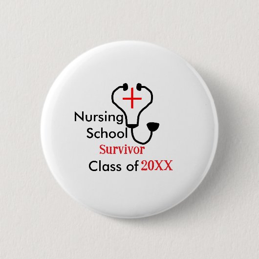 Überlebende der Krankenpflegeschule in der 20XX-Kl Button (Vorderseite)
