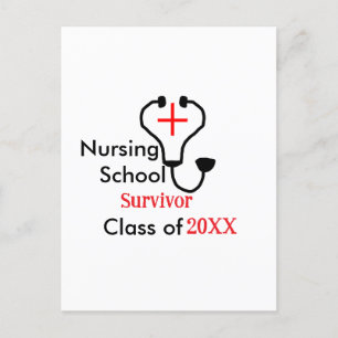 Überlebende der Krankenpflegeschule in der 20XX-Kl Postkarte