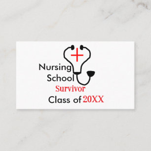 Überlebende der Krankenpflegeschule in der 20XX-Kl Visitenkarte