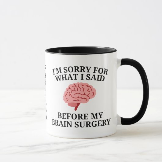 Überlebende der Operation des Gehirns Tasse (Rechts)