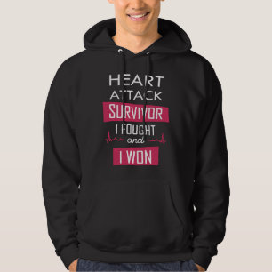 Überlebende eines Herzinfarktes, ich kämpfte und g Hoodie