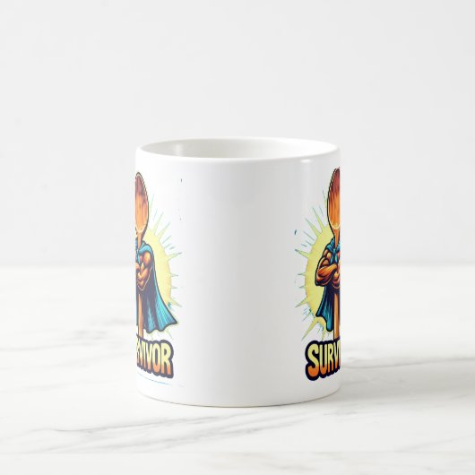 Überlebende eines Holzlöffels Kaffeetasse (Mittel)