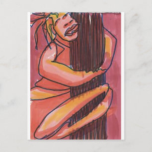 Überlebende für ein liebes Leben Postkarte