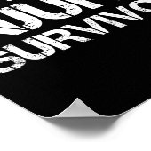 Überlebende Fußballverletzung Poster (Ecke)