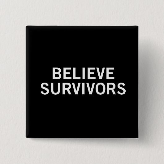 Überlebende glauben button (Vorderseite)