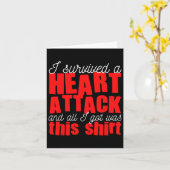 Überlebende Herzkrankheiten Karte (Gelbe Blume)