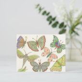 Überlebende Hub Series #4 Butterflies Postkarte (Stehend Vorderseite)