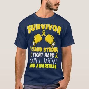 Überlebende ich bekämpfe hartes Bewusstsein T-Shirt