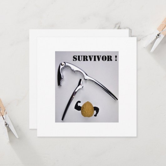Überlebende! Karte (Vorderseite/Rückseite Beispiel)