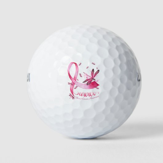 Überlebende Kehlkopfkrebserkrankung Golfball (Vorderseite)