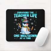 Überlebende Lehrer Leben Pjs Pyjamas Weihnachten X Mousepad (Mit Mouse)
