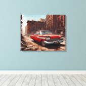 Überlebende Leinwanddruck (Insitu (Holzboden))