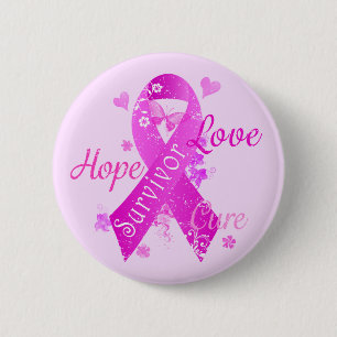 Überlebende Liebe Hope Cure Button
