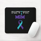 Überlebende Mama - Semicolate Gift Suicide Prevent Mousepad (Mit Mouse)