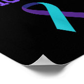 Überlebende Mama - Semicolate Gift Suicide Prevent Poster (Ecke)