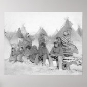 Überlebende Mitglieder der Big Foot Band Poster (Vorne)