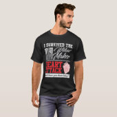 Überlebende Operation des Herzens Widow Maker Herz T-Shirt (Vorne ganz)