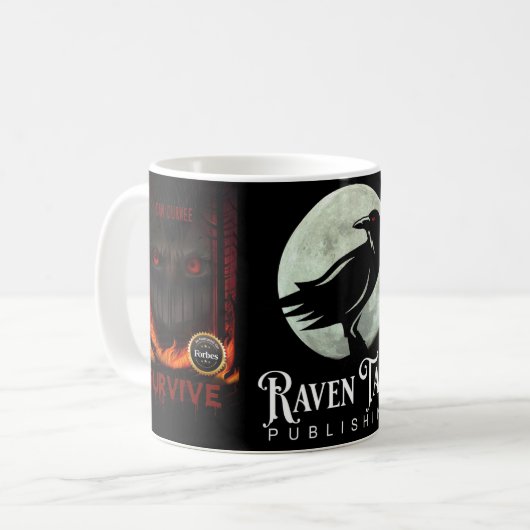 ÜBERLEBENDE Tasse 11 Unzen (Vorderseite Links)