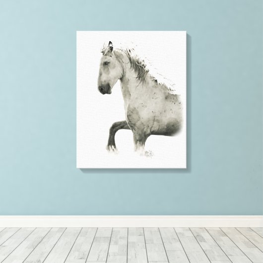 "Überlebende" überzogene Canvas Leinwanddruck (Insitu (Holzboden))