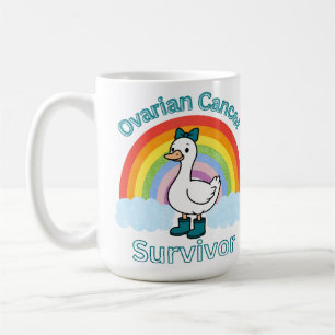 Überlebende von Eierstockkrebs Kaffeetasse