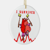 Überlebende von Herzangriffen Keramikornament (Rechts)