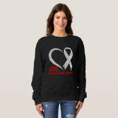 Überlebende von Herzattacken überlebt Krieger Awar Sweatshirt (Vorne ganz)