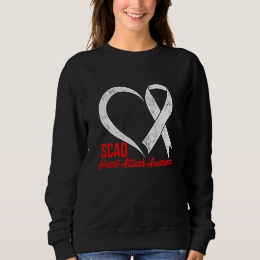 Überlebende von Herzattacken überlebt Krieger Awar Sweatshirt (Vorderseite)
