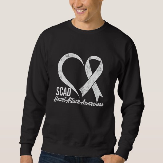 Überlebende von Herzattacken überlebt Krieger Awar Sweatshirt (Vorderseite)