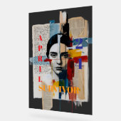 Überlebendenplakat vom 24. April Acrylschild (Winkel)