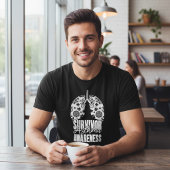 Überlebender Asthma-Bewusstsein Tri-Blend Shirt