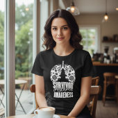 Überlebender Asthma-Bewusstsein Tri-Blend Shirt